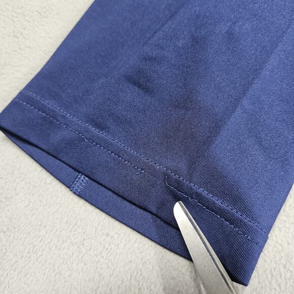 Nike Pro MLB Dri-Fit Shirt Mens Large Gray Blue 3/4 sleeve Under Shirt Raglan - Picture 3 of 11